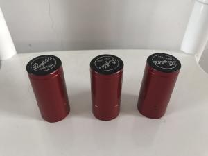  Hot shrink capsule for wine bottles black caps Manufactures