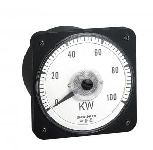  Moving Coil Analog Electric Meter , 110*110mm Analogue Panel Ammeter Three Phase Manufactures