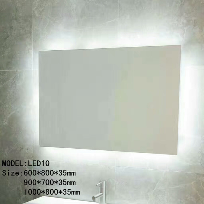  Touch Switch Hotel Bathroom Mirror With Radio / Bluetooth Led Wall Mirror Manufactures
