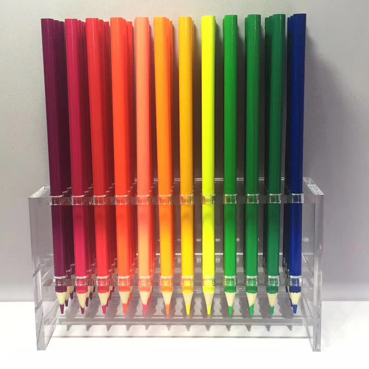Wholesale promotional 12/24/36/48 colors drawing colored pencils for art and craft