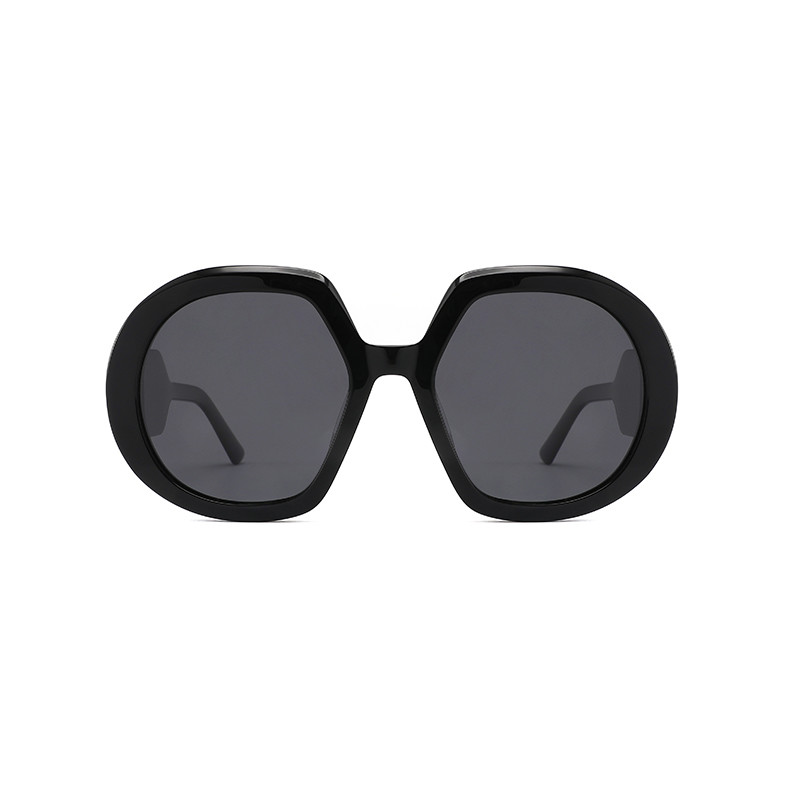  Polarized Distinctive Women Men Acetate Frame Sunglasses Metal Frame TAC Lens Manufactures