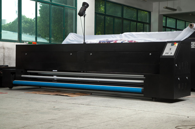  Automatic Heat Print Machine 3.2m Working Width Large Size Fixation Unit Manufactures