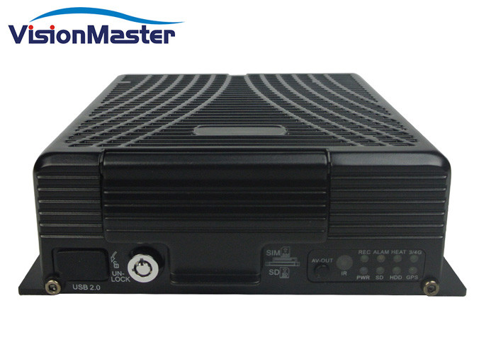 2TB HDD 3G / 4G Mobile DVR 8 Levels For School Bus CCTV System GPS Tracking Manufactures
