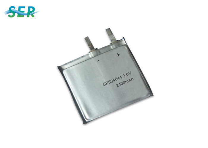 Primary Lithium Ultra Thin Battery CP504644 3.0 Voltage 2400mAh RFID Application Manufactures