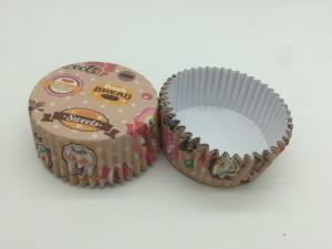  Colorful Brown Paper Baking Cups Cupcake Wrappers Round Shape Special Pattern Manufactures