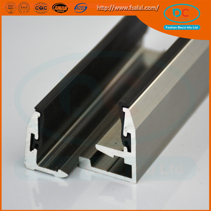  6063 T5 aluminium profile for kitchen cabinets,furniture aluminium profiles Manufactures