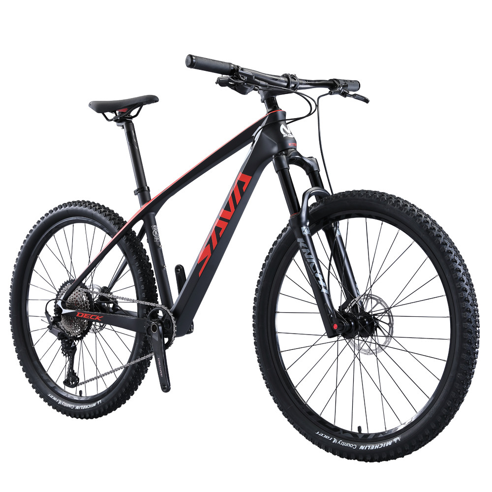 Fork Suspension Carbon MTB Bike With DEORE M6100 1x12 Speeds
