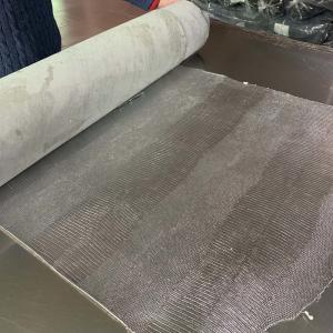  Bovine Split Finished Microfiber Leather For Shoe Tear Strength 30N Manufactures