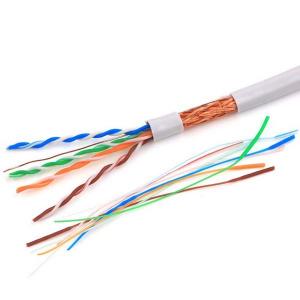  CAT5e SFTP Bare Copper Conductor Ethernet Cable 4 Pairs Conductor Manufactures