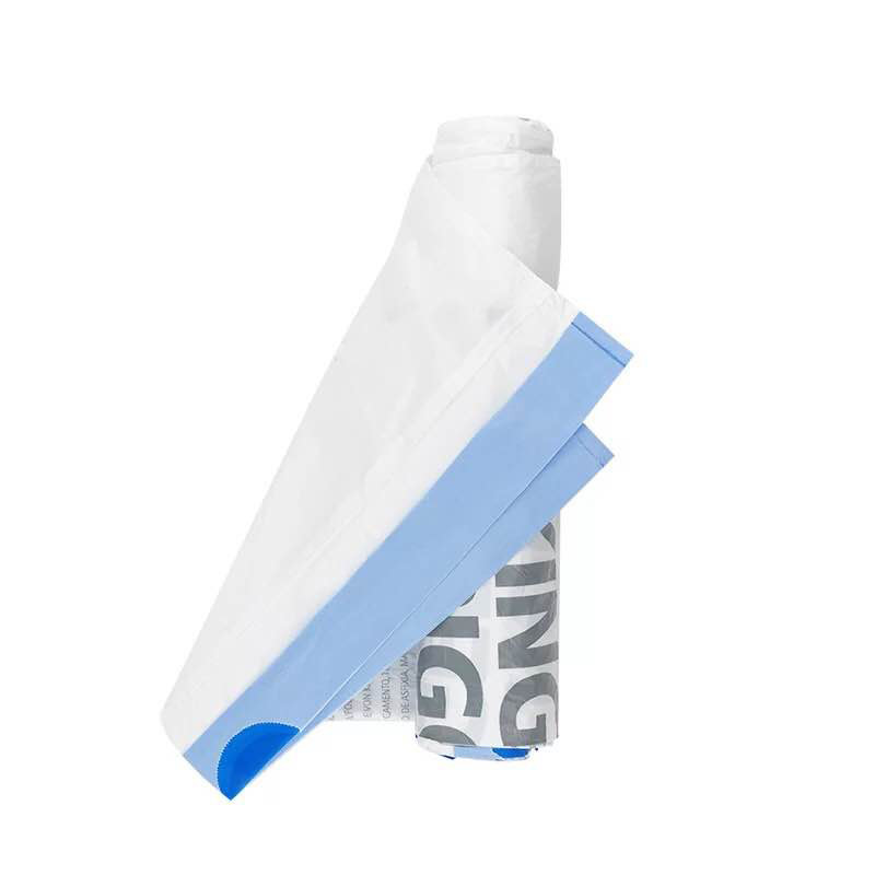  50L Drawstring Garbage Bags Biodegradable Custom Thickness For Office Dustbin Manufactures