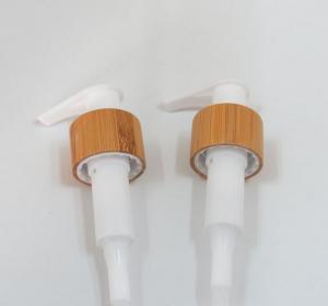  Bamboo pump, bamboo lotion bottles pressure pump in white Manufactures