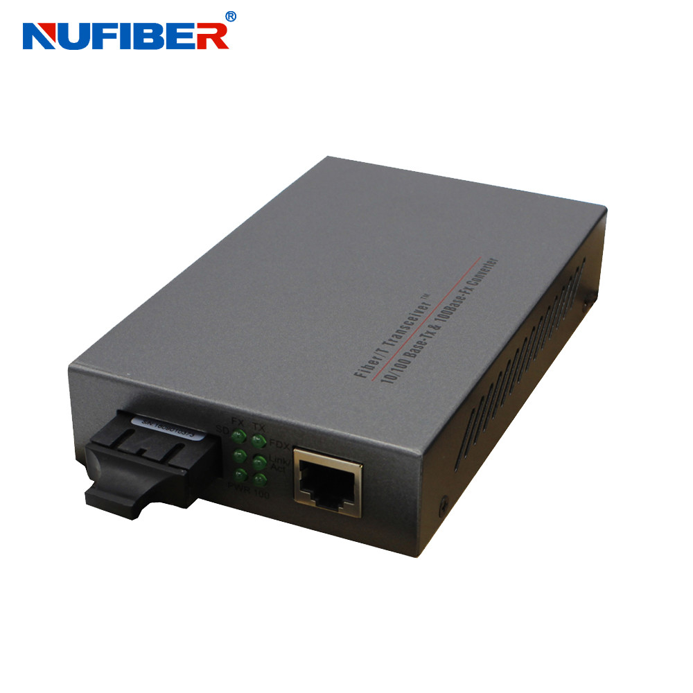  10/100Base Fiber Media Converter Internal Power Supply Dual Fiber SM 1310nm 20km SC Manufactures
