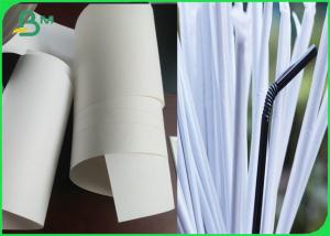  Straw Wrapping 24 - 35GSM Eco - friendly Food grade White Kraft paper Manufactures