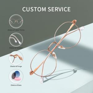  Unisex Custom Spectacle Eye Glasses Frames Eyewear Metal Optical Manufactures