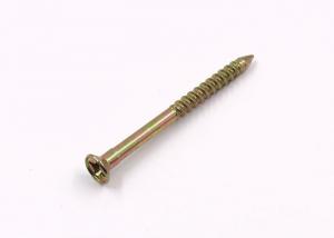  Pozidrive Flat Cap Head Nails Screw Mild Steel Material Used With Plastic Anchors Manufactures