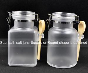  Seal bath salt jars with wooden spoon Manufactures