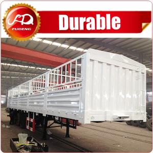  Shandong Fudeng 3 axles Sugarcane Loading Cargo Trailer 40T Fence Semi Trailer for sale Manufactures