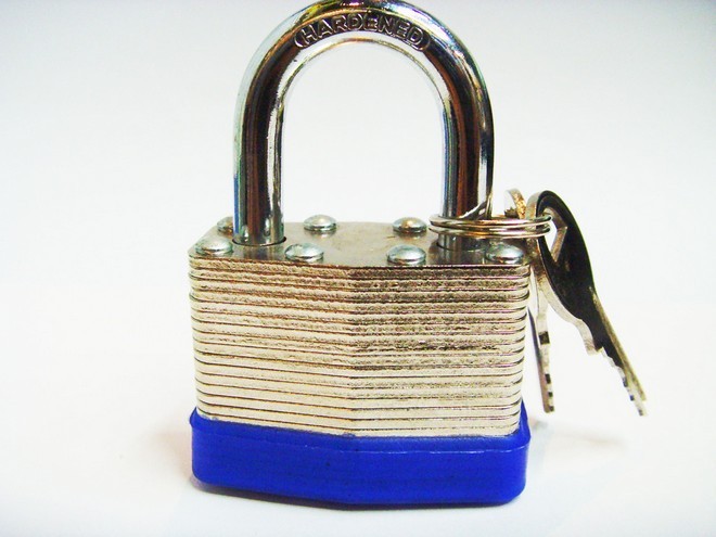 Buy cheap Steel laminated padlock brass cylinder from wholesalers