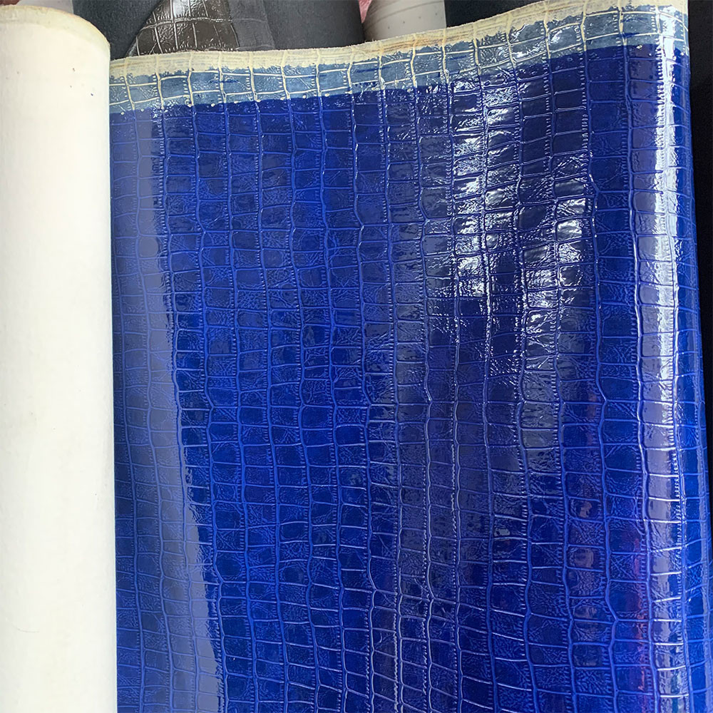 PU PVC Coated Synthetic Artificial Leather 1.5M Width For Packing Manufactures