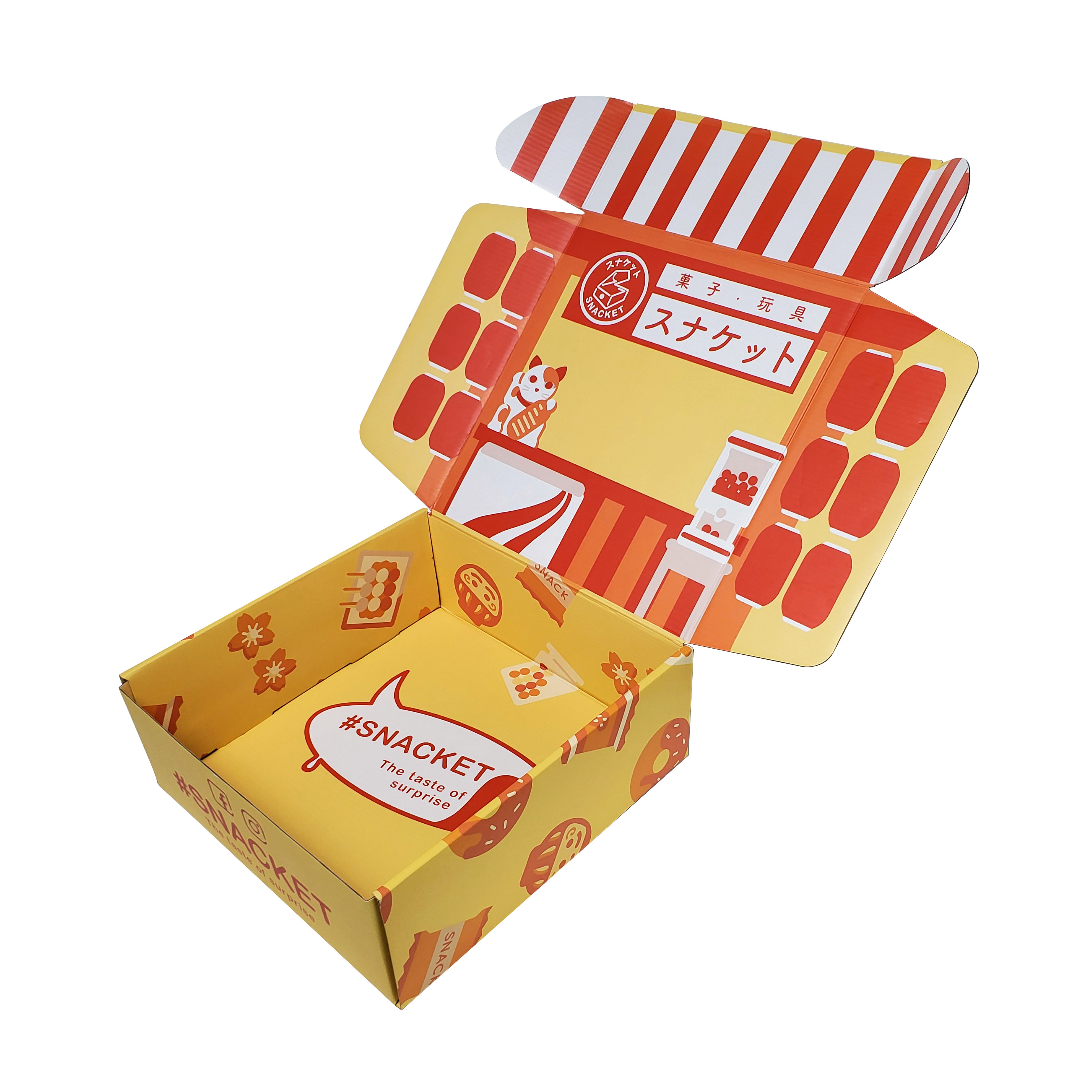  CMYK Corrugated Cardboard Gift Boxes 300gsm CCNB Pantone Color Manufactures