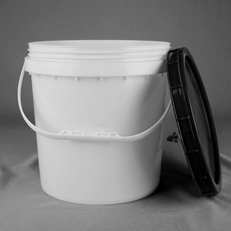  Sea Food Packaging Plastic Food Bucket 8L 25cm Height With Screw Lid Manufactures