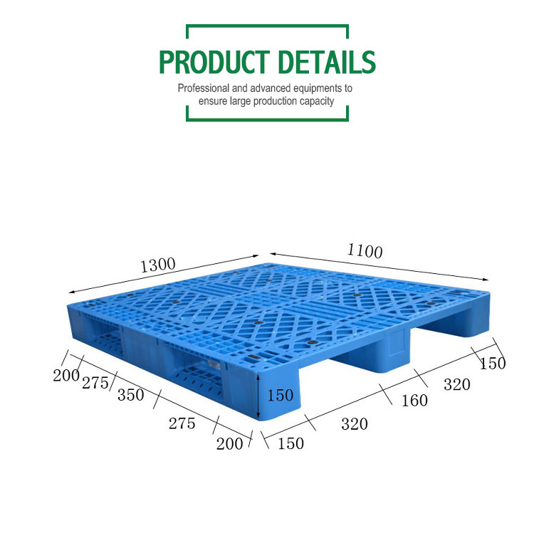  Anti Slip Heavy Duty Plastic Pallets , Molded Plastic Pallets Large Load Capacity Manufactures