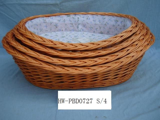  Willow wicker Pet beds, dog baskets Manufactures
