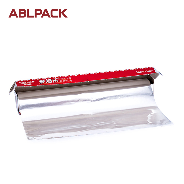30cm width 10 mics aluminium metal foil roll papers chocolate wrapper for food grade