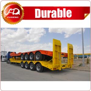  Shandong Fudeng Heavy Duty 3Lines 4Lines 6Axles 8Axles 100-120Tons Lowbed Truck Semi Trailer Manufactures