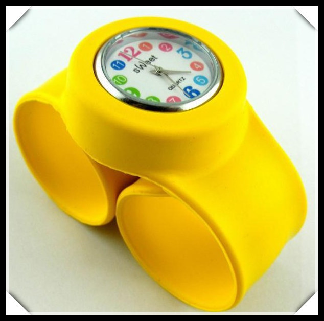  Series Fashion Colorful Silicone Slap Watch Manufactures