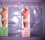  Moisture Proof Packaging Poly Bags / Reclosable Plastic Bags For Underwear / Clothing Manufactures