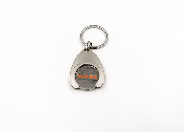  Promotional Custom Logo Metal Keychains 40x30x3mm Or Customized Size Manufactures