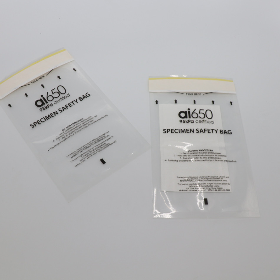 Buy cheap Laboratory Plastic Sealed Transport Biohazard Specimen Bag Custom Clear from wholesalers