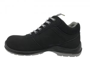  Smooth Outsole Black Work Shoes Size 42 # Outside Welting Stitching Shock Absorbent Manufactures