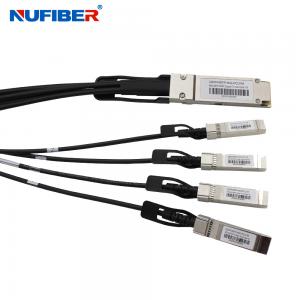  40G QSFP+ To 4x10G SFP+ Passive Copper DAC FTTH Cable Manufactures