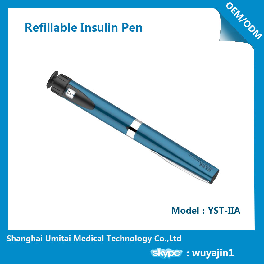  Sapphire Blue Purple Insulin Pen , Regular Insulin Pen For Humalog Cartridge Manufactures