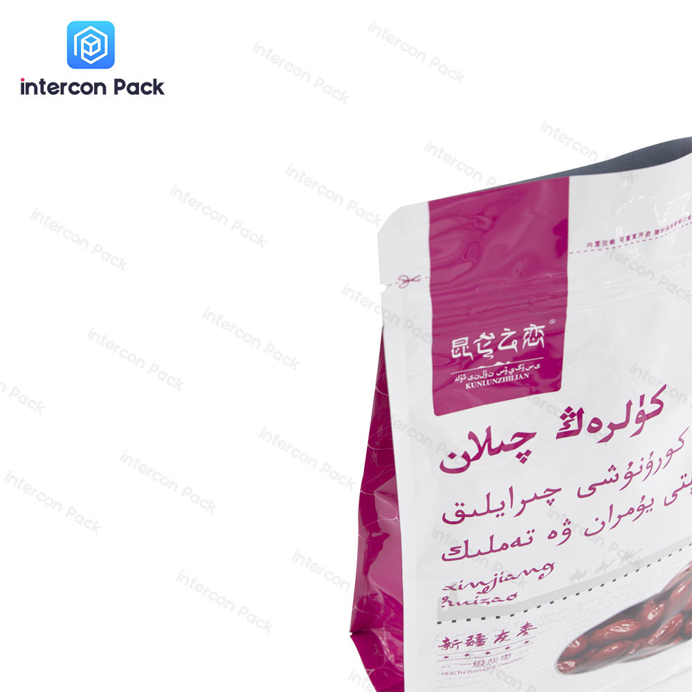  Polyester Material Gusset Packaging Bag Reusable For Snack Nut Manufactures