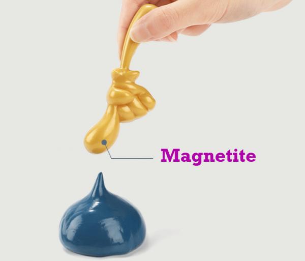 Magnetic Hand Gum Putty Slime Eco-friendly Non-toxic Playdough Plasticine Clay Kids Children DIY Toys