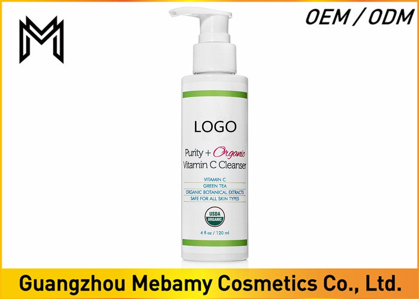  Organic Vitamin C Deep Cleansing Face Wash For Oily Skin Botanical Extracts Manufactures