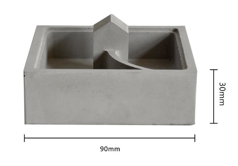  Silicone mold with Chimney design for planters, cement planting flower pot mold Manufactures