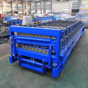  Industrial Double Layer Roof Panel Roll Forming Machine High Efficiency Manufactures