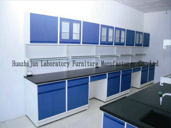 Steel Laboratory Benches With Reagent Shelf And Lab Central Bench Power Supply For Lab Use