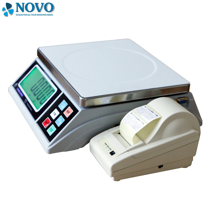  label printing igital Weighing Scale 15kg 30kg for fruits in Supermarket Manufactures