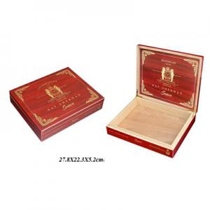  wooden cigar boxes, hinge & clasp, logo printed, MDF+Cedar wood Manufactures