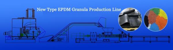 Epdm Rubber Pellet Production Line , Rubber Compounding Machinery