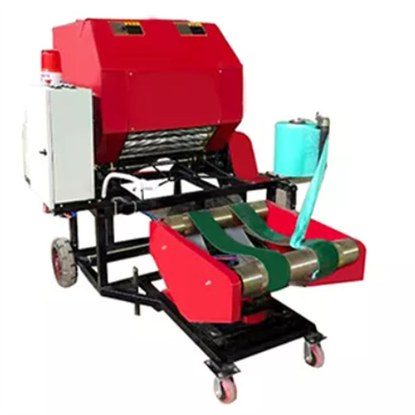 Quality Stretch Film Silage Wrapping Machine 15kw Alfalfa Grass Baler Machine for sale