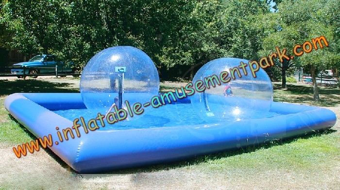  Blue Inflatable Human Sized Hamster Ball / Inflatable Walk On Water Ball Manufactures