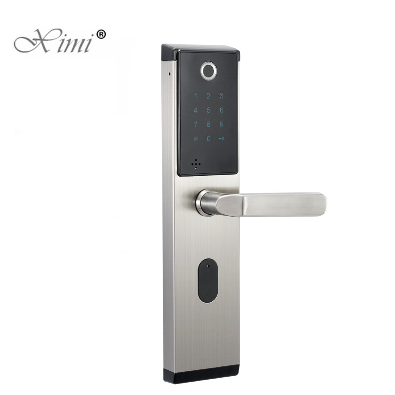 Buy cheap Dustproof Smart Fingerprint RFID Door Lock With Unique Sliding Cover from wholesalers