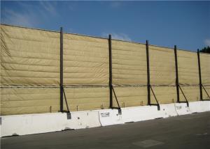  Temporary Mobile Noise Barriers Light Duty Design Flexiable up to 40dB voice reduction Manufactures