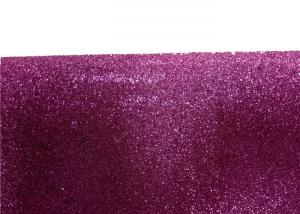  Wall Paper Sparkle Glitter Fabric , Diy Decoration PVC Glitter Fabric Manufactures